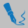 Pen Superior Mini+ Silver (Blue ink)